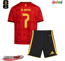 Belgia Kevin De Bruyne #7 Koszulka Podstawowa dzieci MŚ 2026 Krótki Rękaw (+ krótkie spodenki)